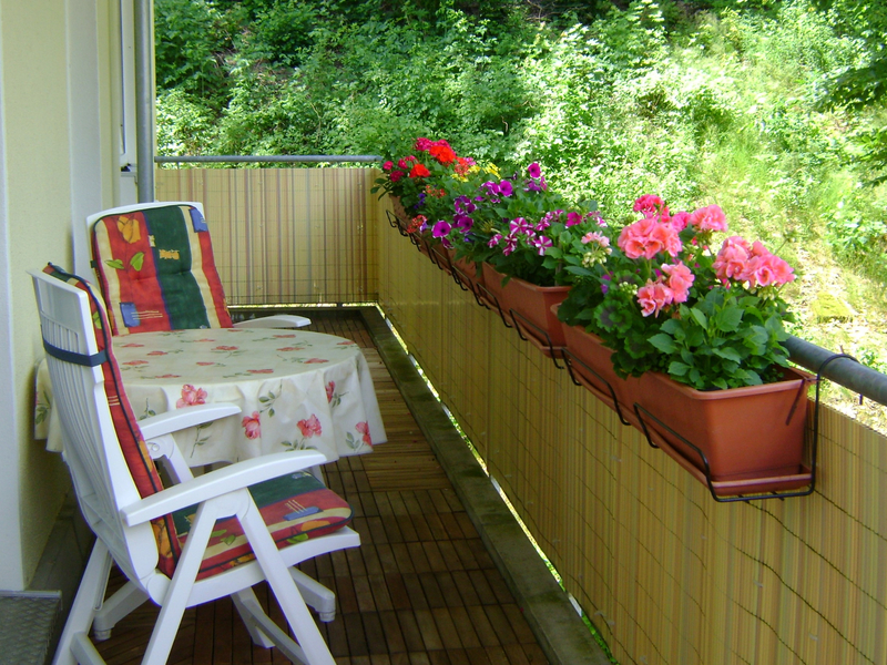 Ferienwohnung Elsternest - Balkon