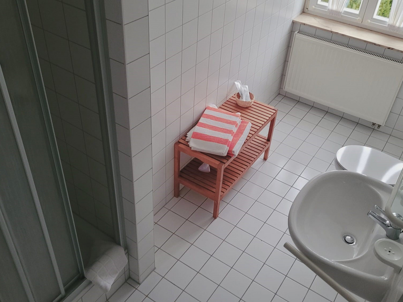 Badezimmer Vogelperspektive